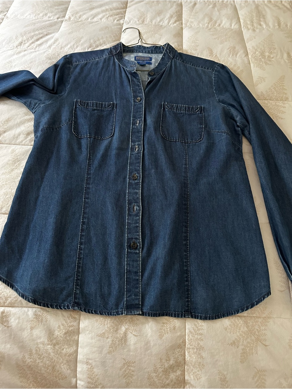 Denim Button-Down Shirt by Pendleton.